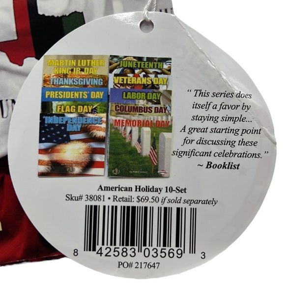 Home School Books Lerner Classroom American Holiday's Bundle 10 Piece Set NEW - Picture 5 of 7